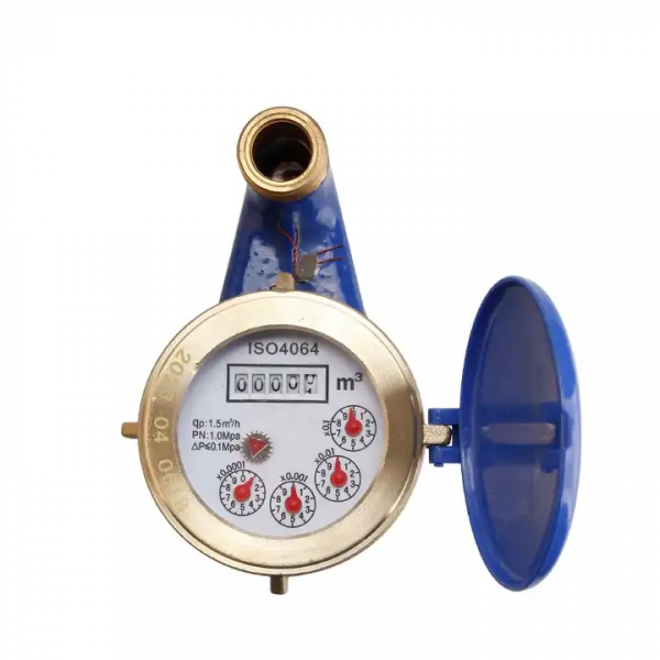 Brass Body Vertical Multi Jet Water Meters DN15-50mm